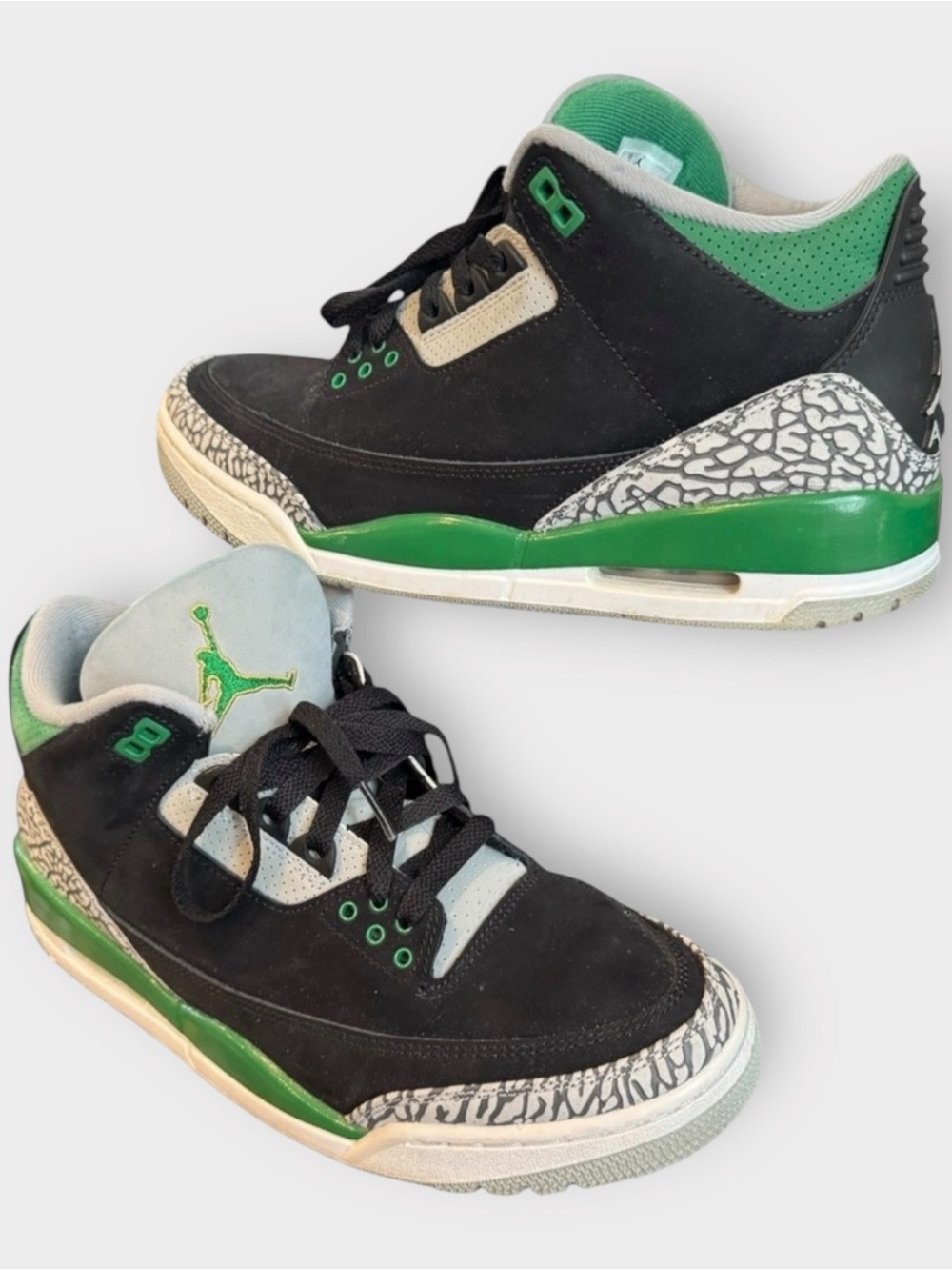 Air Jordan 3 Retro Pine Green Black Green (2021) Men’s 9